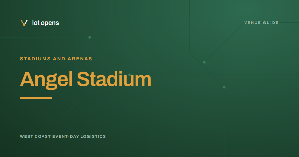 Angel Stadium: the bag ban, $25 parking and three gate times