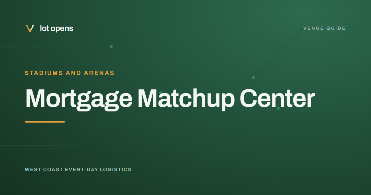 Mortgage Matchup Center: bags, doors, parking and the way out